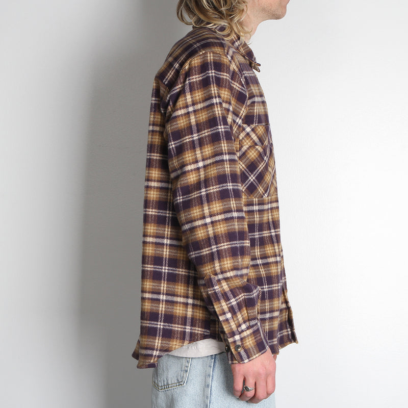 Polar Flannel Shirt - Plum