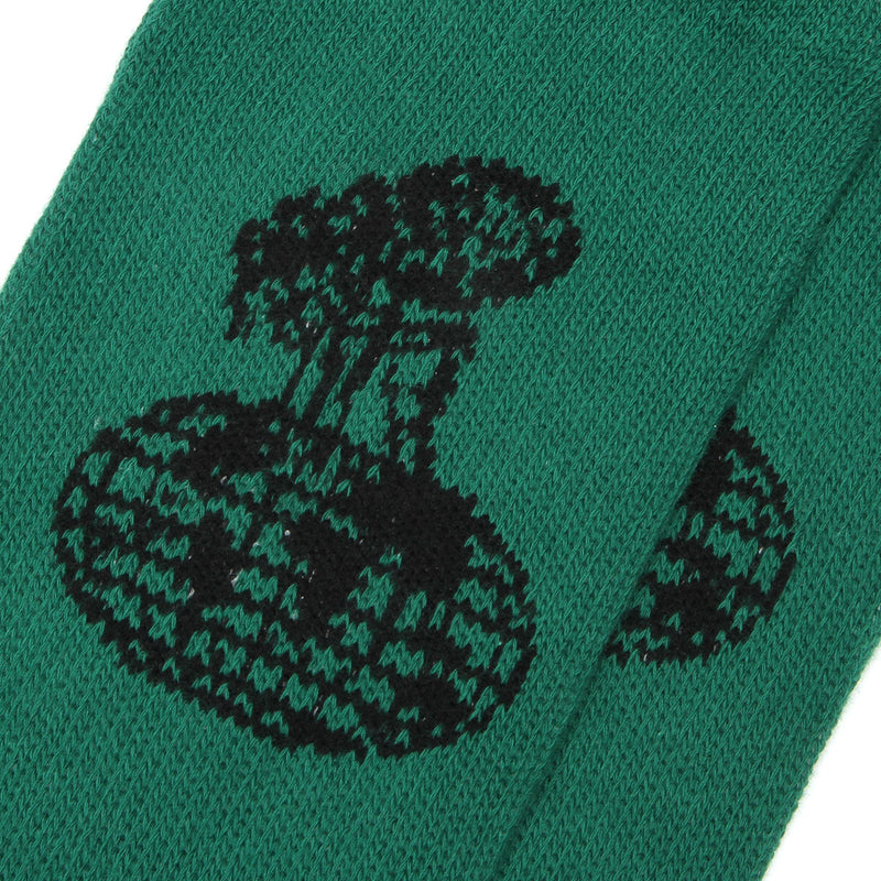 Fucking Awesome Flea Sock Green Black