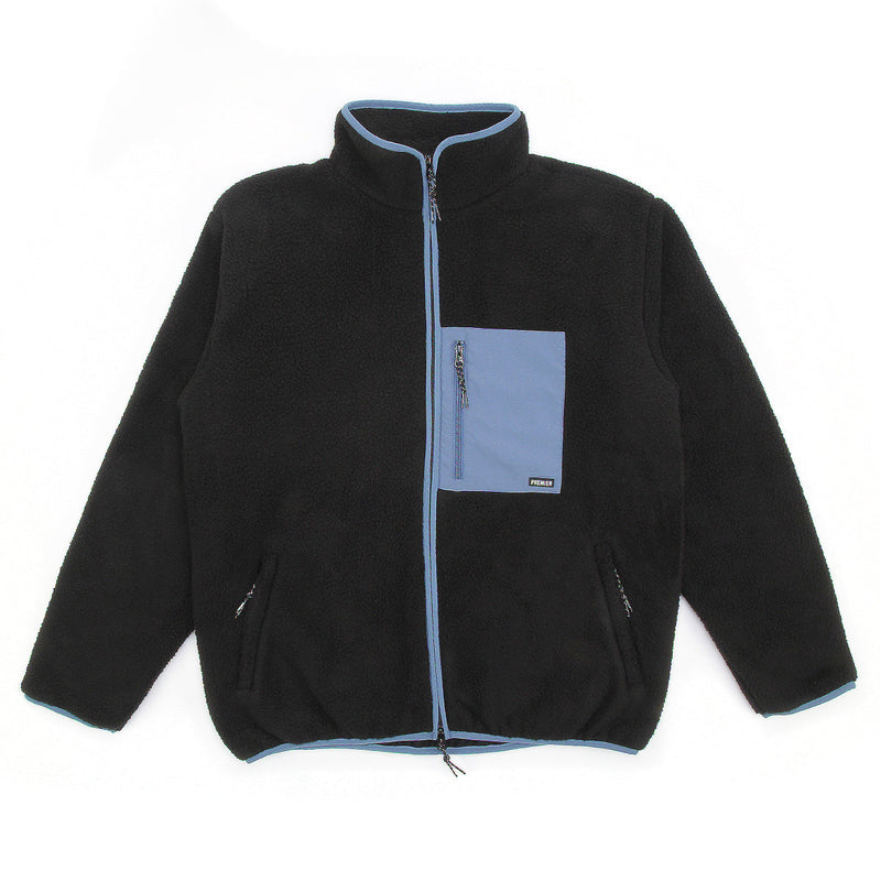Premier Fleece Jacket Black / Blue