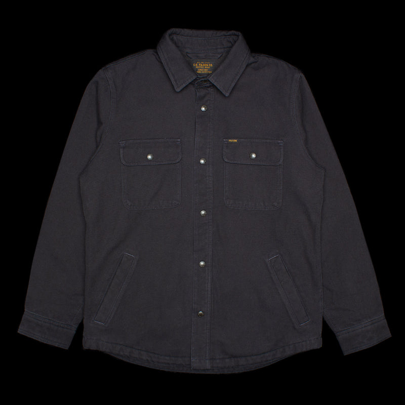 Filson Fleece Lined Jac-Shirt : Dark Navy