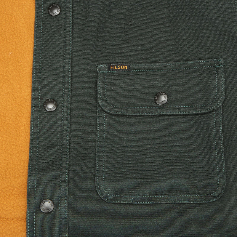 Filson Fleece Lined Jac-Shirt : Dark Spruce