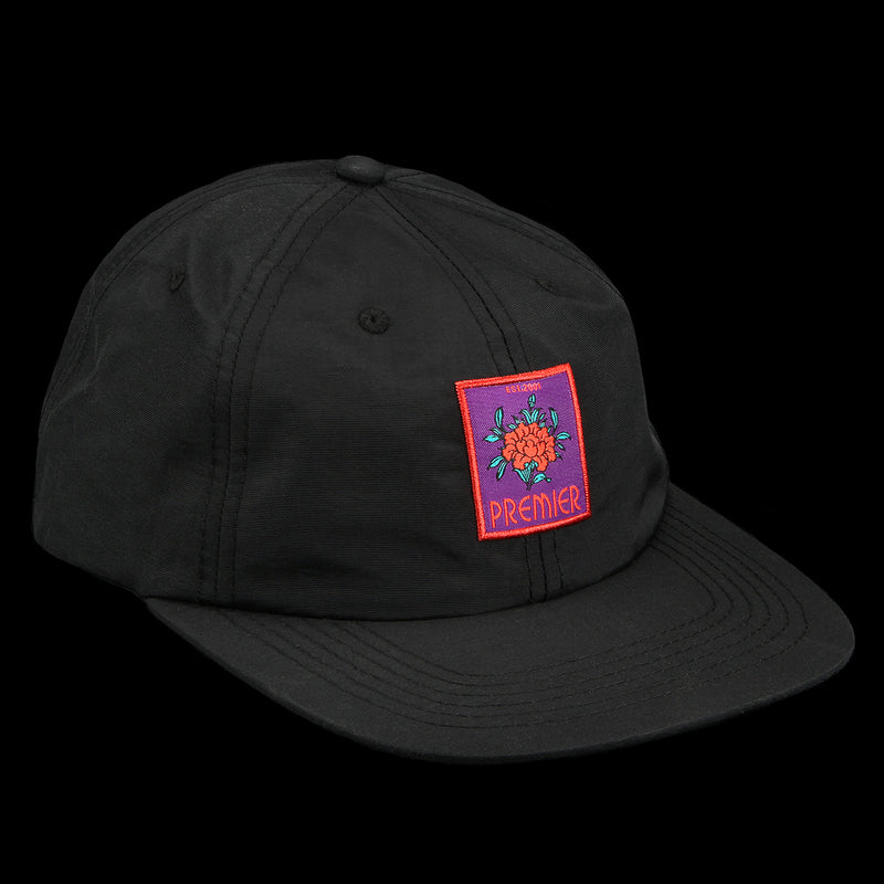 Premier Floral Hat Black