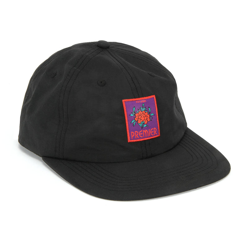 Premier Floral Hat Black