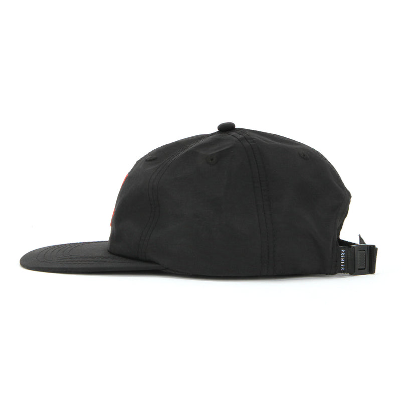 Premier Floral Hat Black