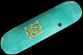 Krooked Flower Frame Embossed Teal Deck 8.25"