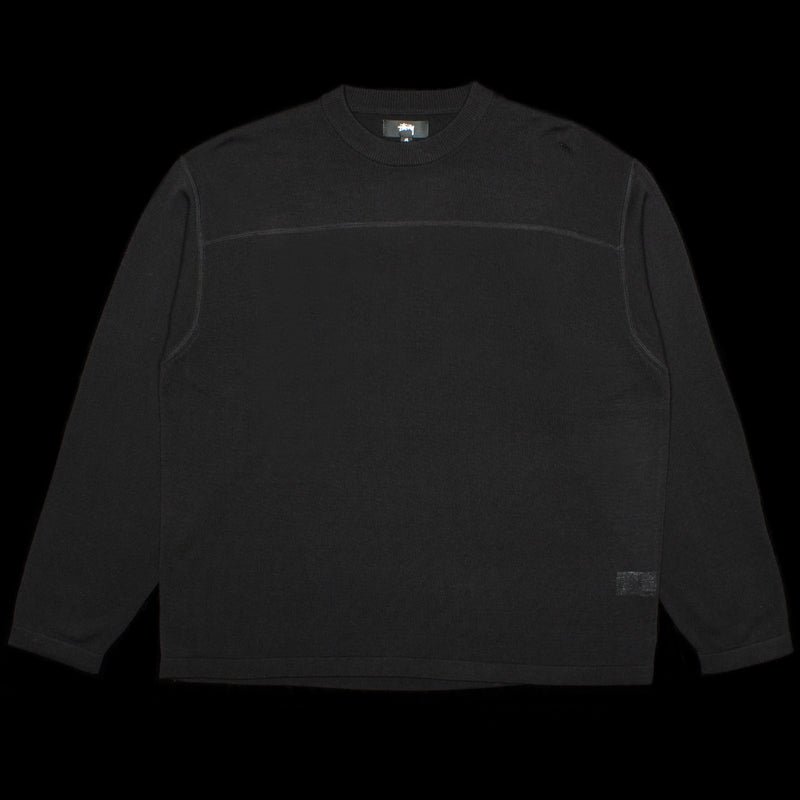 Stussy | Football Sweater Style # 117181 Color : Black
