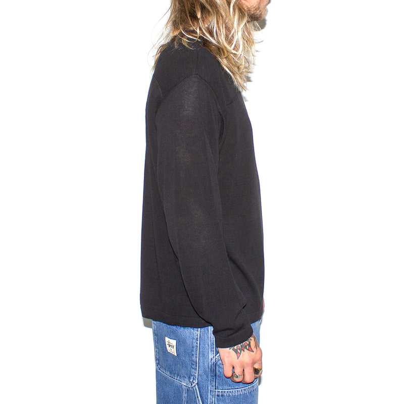 Stussy | Football Sweater Style # 117181 Color : Black