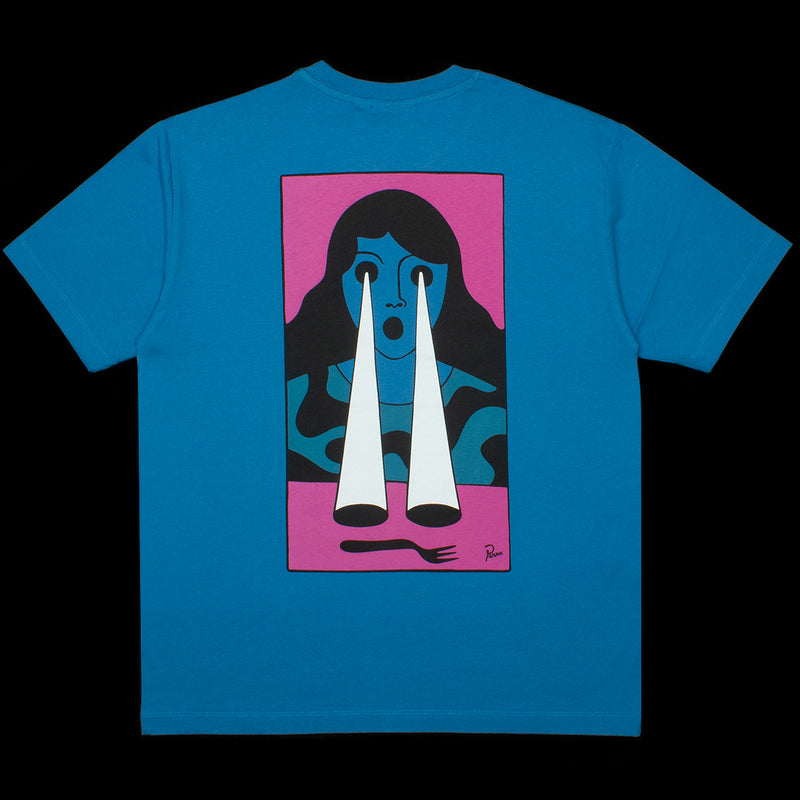 by Parra | Fucking Fork T-Shirt Style # 49500 Color : Slate Blue