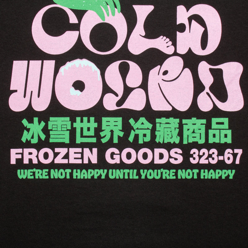 Cold World Frozen Goods | Gator T-Shirt Style # SS23-T06-BLK Color : Black