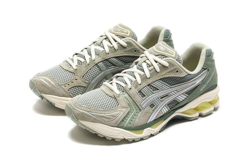 Asics Gel-Kayano 14 Style # 1201A161.301 Color : Olive Grey / Pure Silver