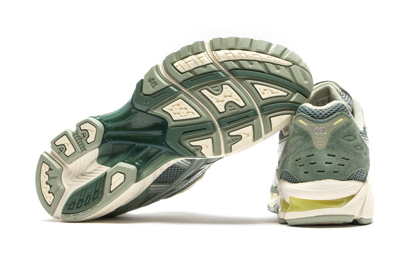 Asics Gel-Kayano 14 Style # 1201A161.301 Color : Olive Grey / Pure Silver