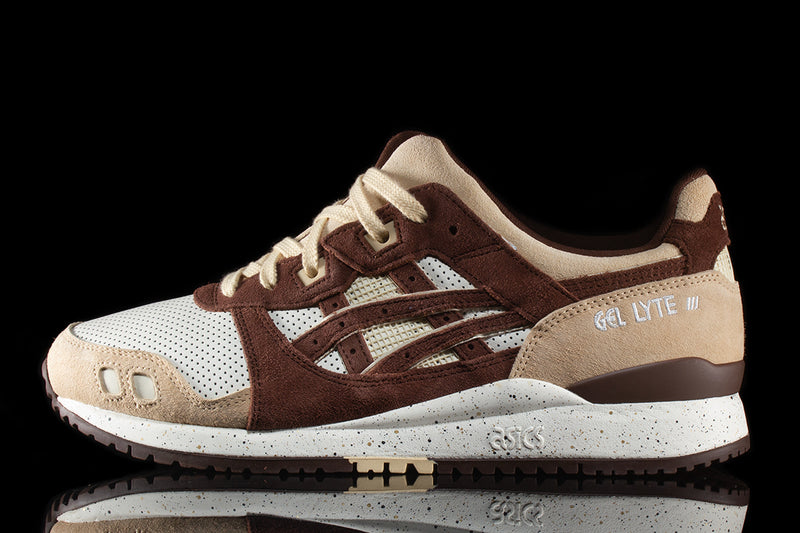 Asics | Gel-Lyte III OG Style # 1203A277.102 Color : Cream / Dark Brown