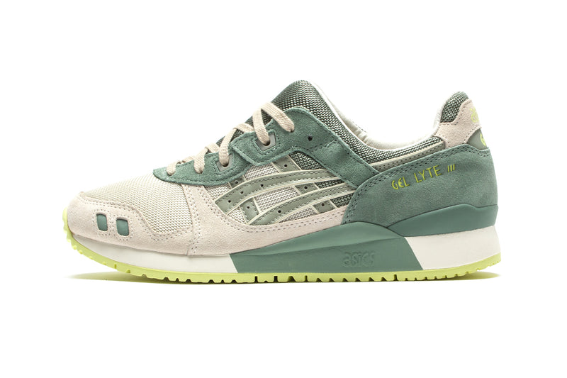 Asics | Gel-Lyte III OG Style # 1201A832.101 Color : Cream / Olive Grey