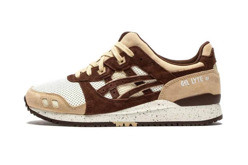 Asics | Gel-Lyte III OG Style # 1203A277.102 Color : Cream / Dark Brown