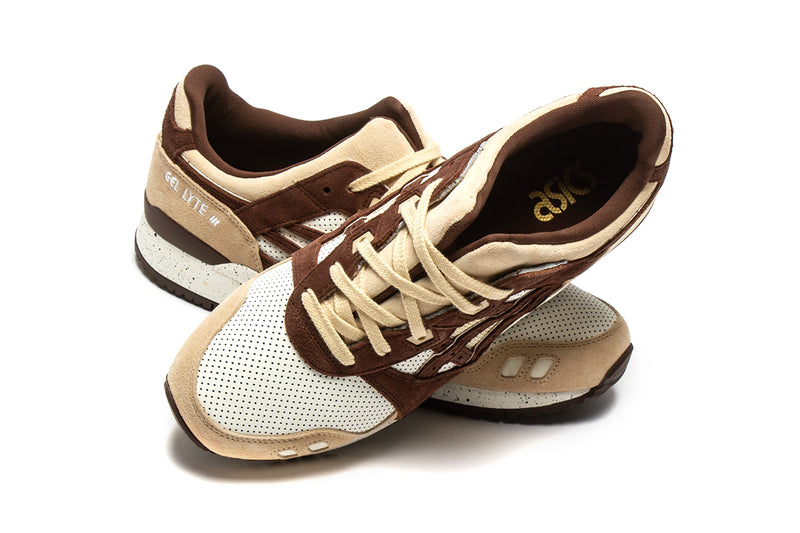 Asics | Gel-Lyte III OG Style # 1203A277.102 Color : Cream / Dark Brown