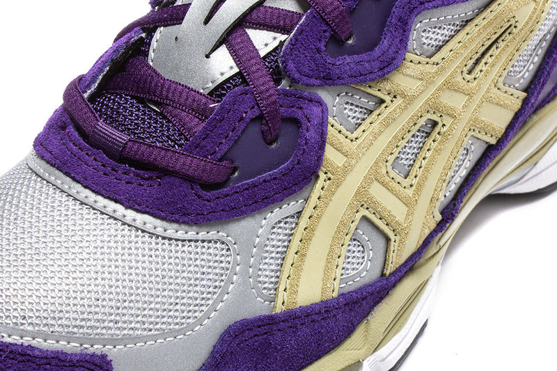 Asics | Gel-NYC x Awake NY Style # 1201A850.020 Color : Pure Silver / Gothic Grape