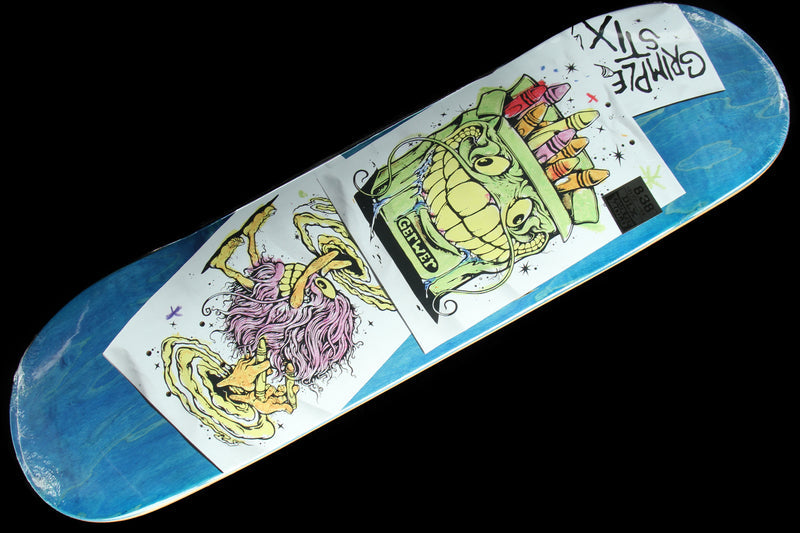 Grimple Stix Gerwer - Coloring Book Blue Deck 8.75"
