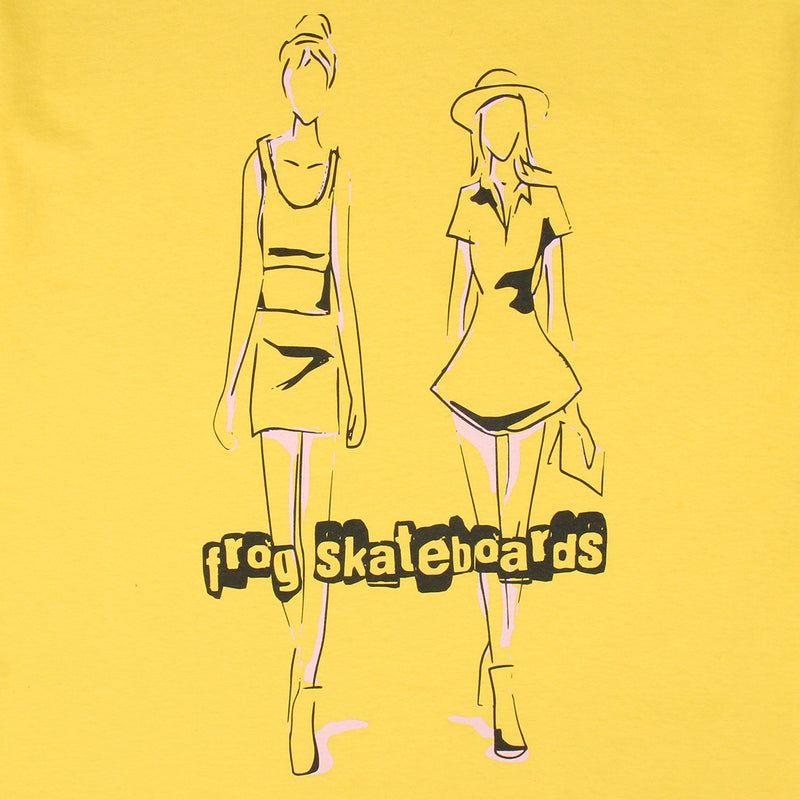 Frog Girl Bosses T-Shirt Yellow