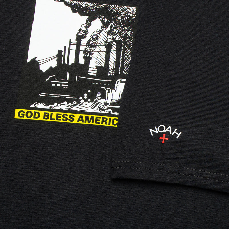 Noah | God Bless T-Shirt Color : Jet Black