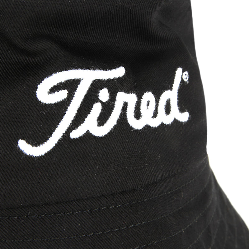 Tired Golf Bucket Hat Black