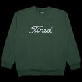 Tired Golf Crewneck Fleece  Alpine Green