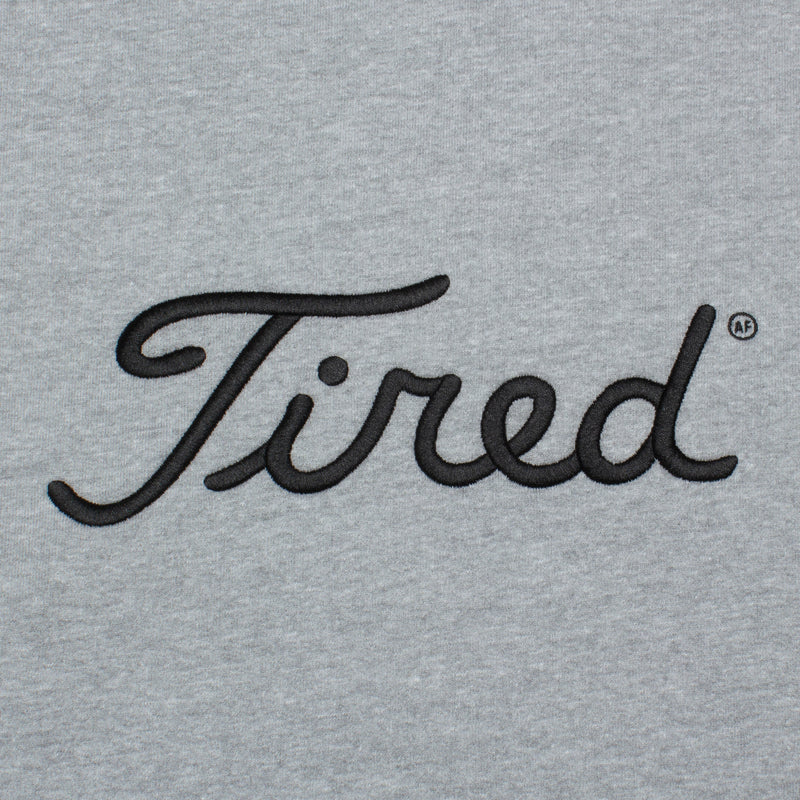 Tired Golf Crewneck Fleece Heather Grey
