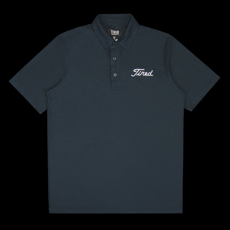 Tired Golf Polo Navy