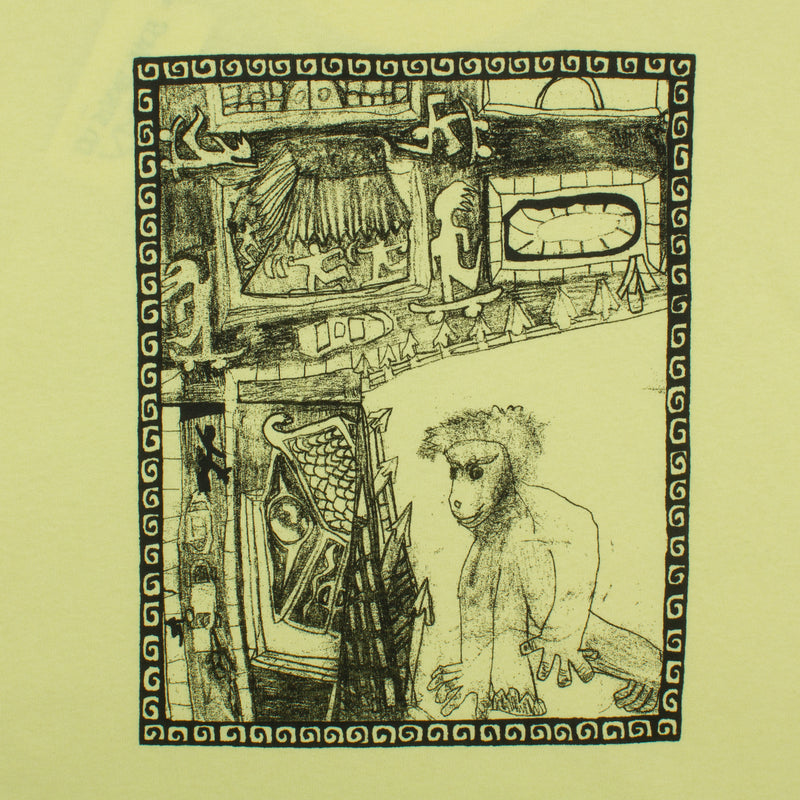 Polar Gorilla King T-Shirt Pale Yellow  Edit alt text