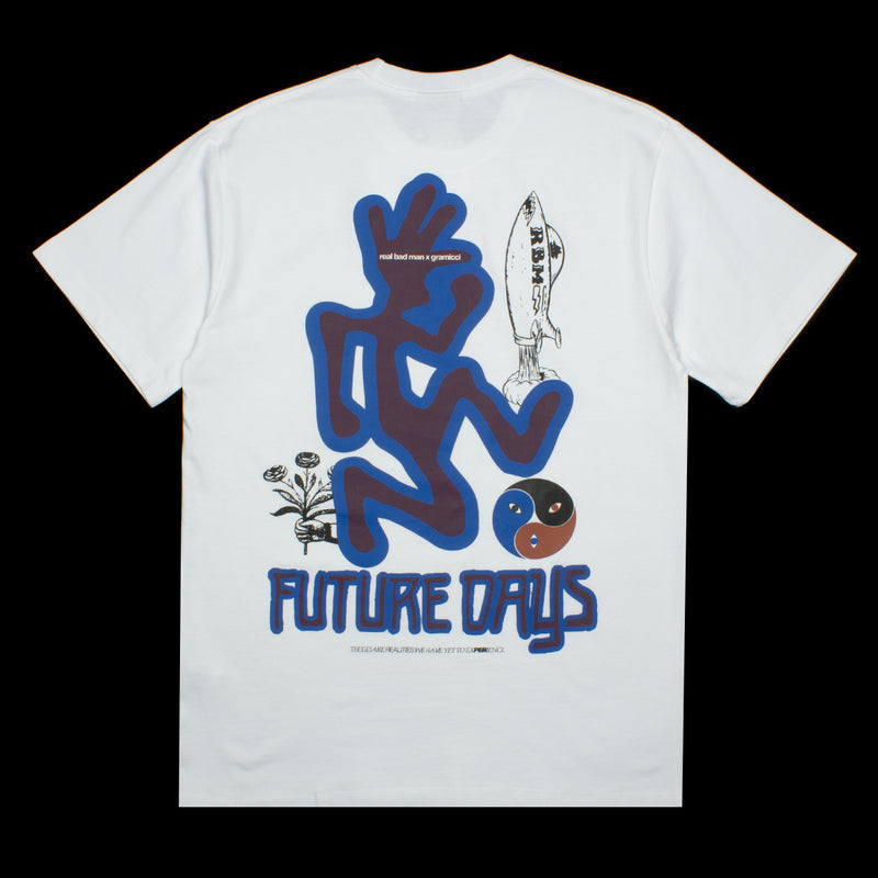 Real Bad Man | Gramicci x RBM Future Days T-Shirt Color : White