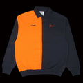 Premier x Grand Collared Sweatshirt Navy / Orange