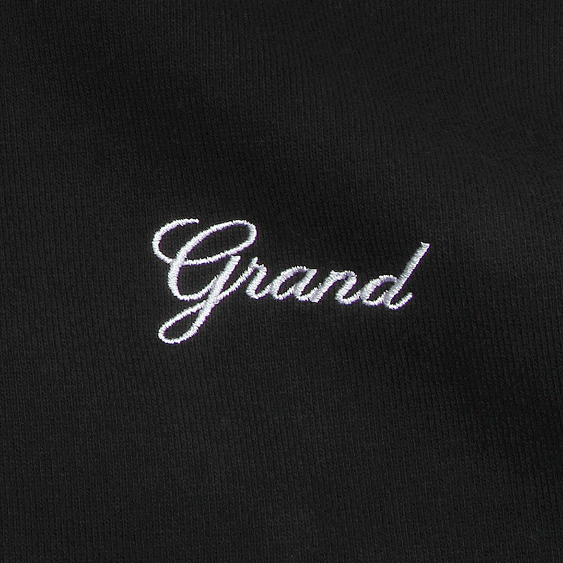 Premier x Grand Collared Sweatshirt Black / White