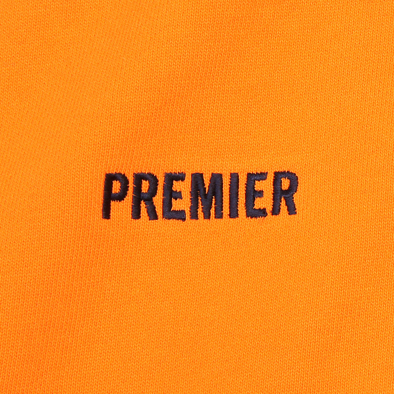 Premier x Grand Collared Sweatshirt Navy / Orange