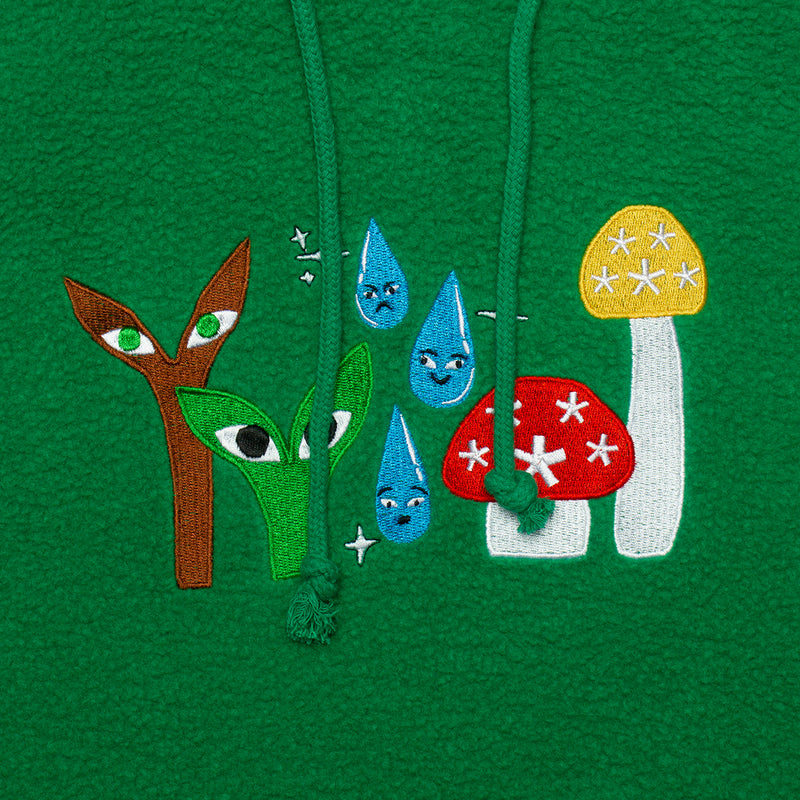 Stingwater | Groe Together Reverse Fleece Hoodie Color : Green