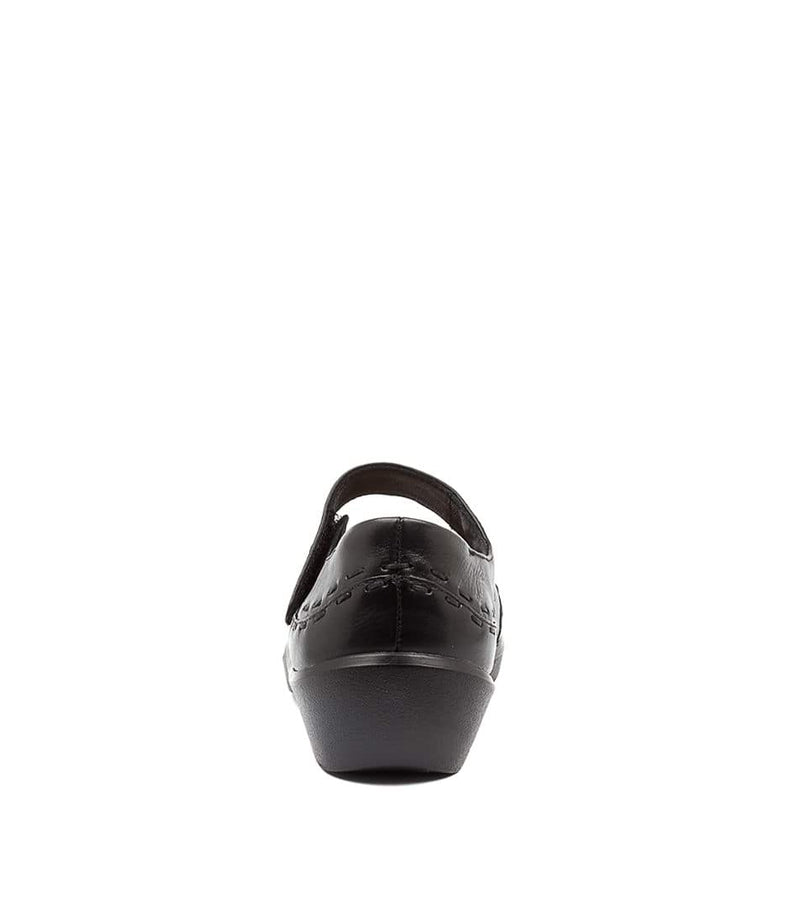 Women's Ziera Gummibear in Black Leather sku: ZR10070BLALE