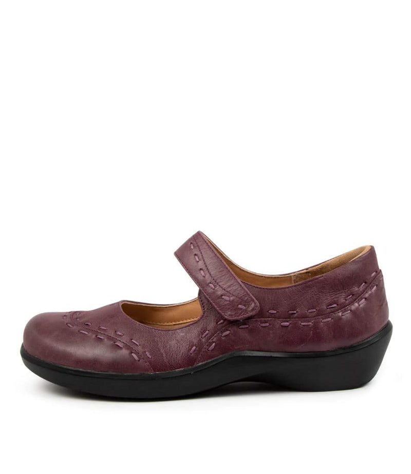 Women's Ziera Footwear style name Gummibear in Purple Leather. Sku: ZR10029PURLE
