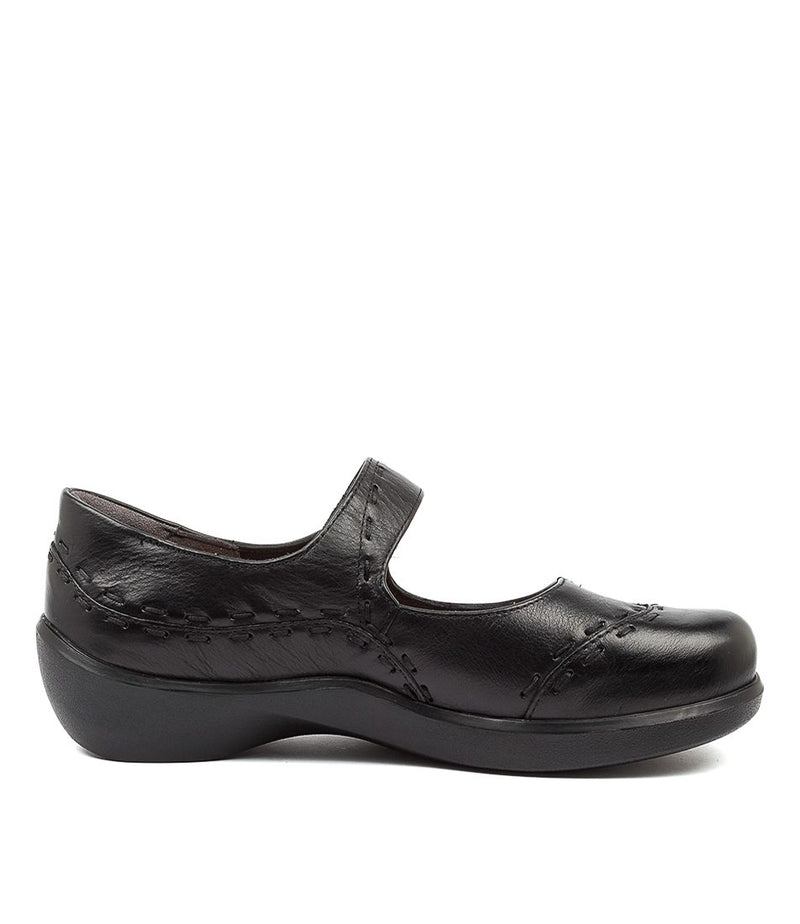 Women's Ziera Gummibear in Black Leather sku: ZR10029BLALE