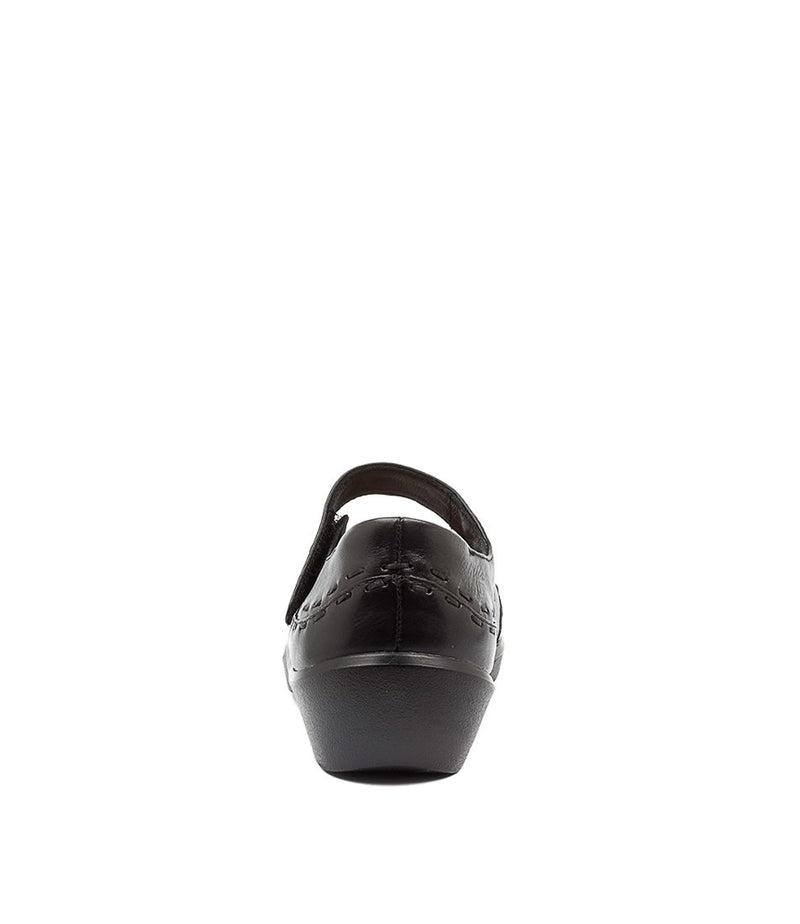 Women's Ziera Gummibear in Black Leather sku: ZR10071BLALE