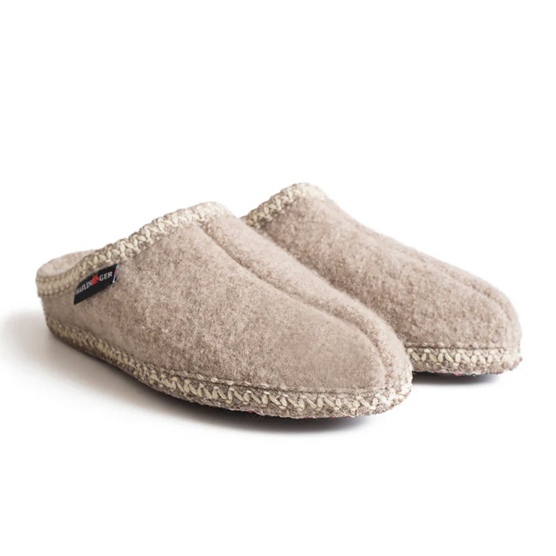 Haflinger AS 26 Slipper (Unisex) - Natural Dress-Casual - Slipper - The Heel Shoe Fitters