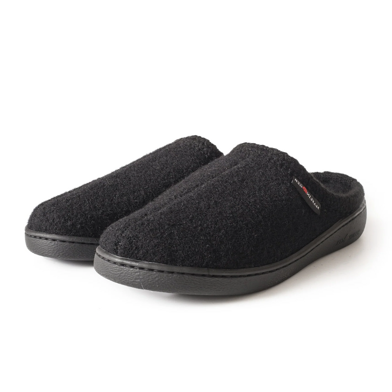 Haflinger AT 74 Slipper (Unisex) - Black Dress-Casual - Slipper - The Heel Shoe Fitters