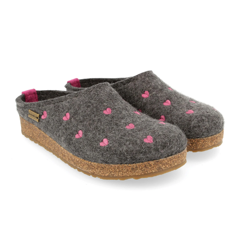 Haflinger Cuoricini Clog (Women) Dress-Casual - Clogs & Mules - The Heel Shoe Fitters