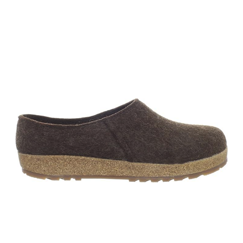 Haflinger GZH Cozy Clog (Unisex) - Brown Dress-Casual - Clogs & Mules - The Heel Shoe Fitters