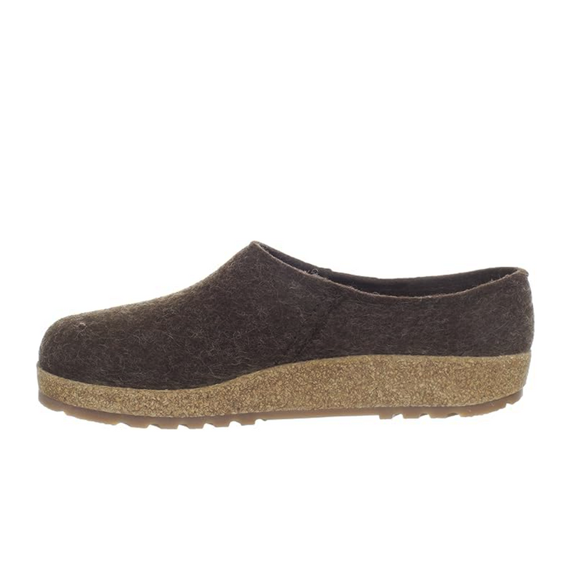 Haflinger GZH Cozy Clog (Unisex) - Brown Dress-Casual - Clogs & Mules - The Heel Shoe Fitters