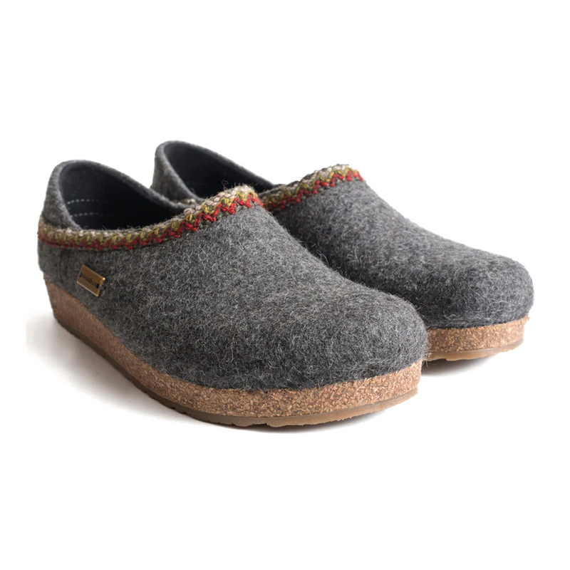Haflinger GZH Zig Zag Clog (Unisex) Dress-Casual - Clogs & Mules - The Heel Shoe Fitters