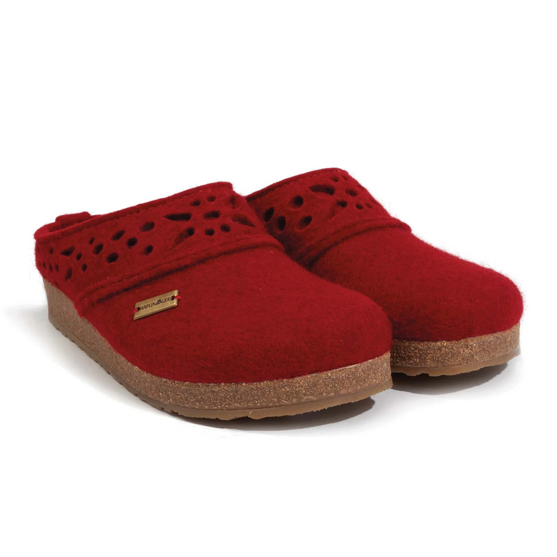 Haflinger Lacey Clog (Unisex) Dress-Casual - Clogs & Mules - The Heel Shoe Fitters