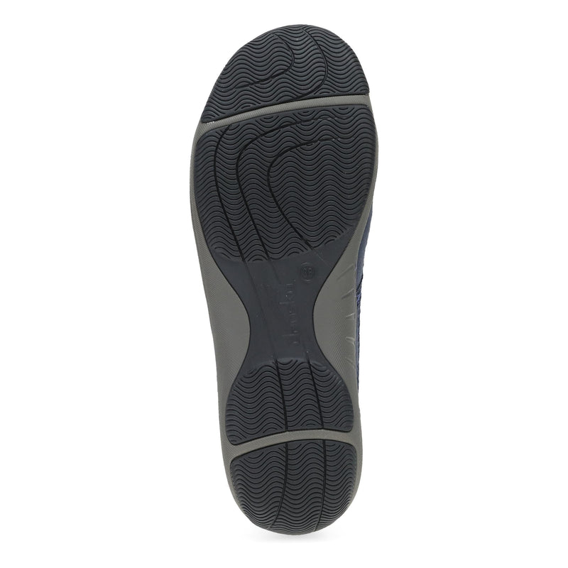 Bottom image of Harper Navy Suede