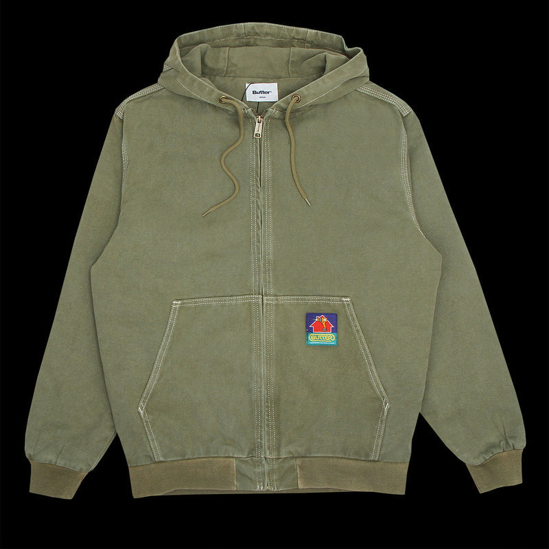 Butter GoodsHeavy Weight Canvas Work Jacket Fern