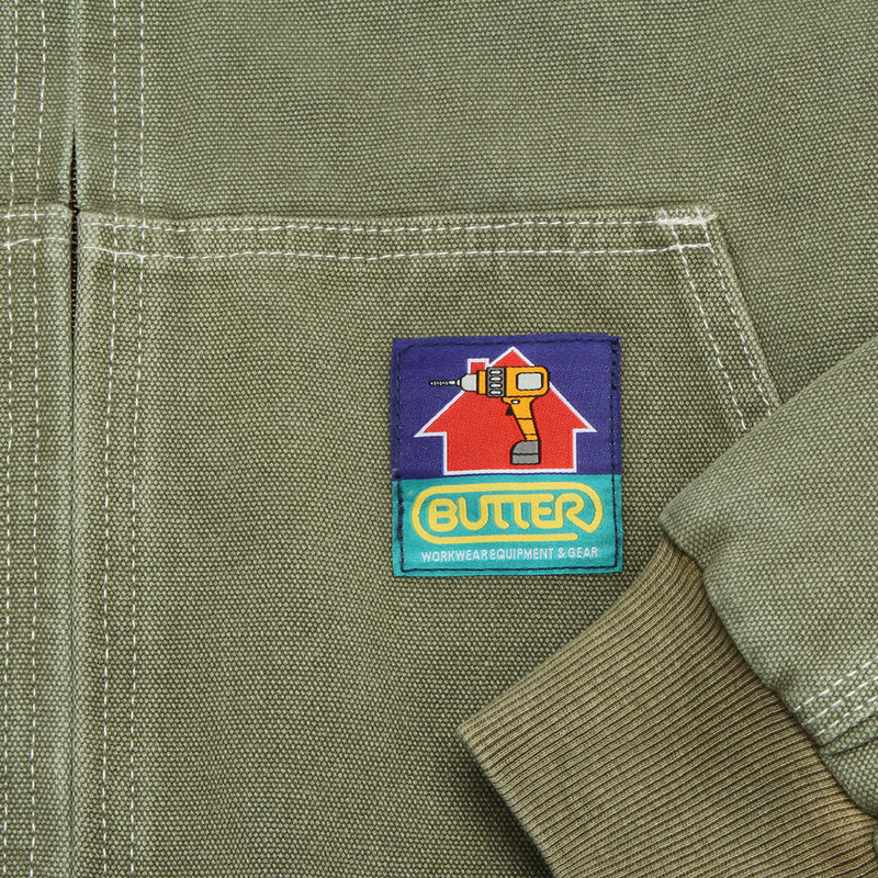 Butter GoodsHeavy Weight Canvas Work Jacket Fern