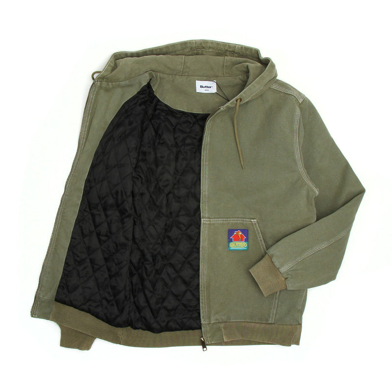 Butter GoodsHeavy Weight Canvas Work Jacket Fern