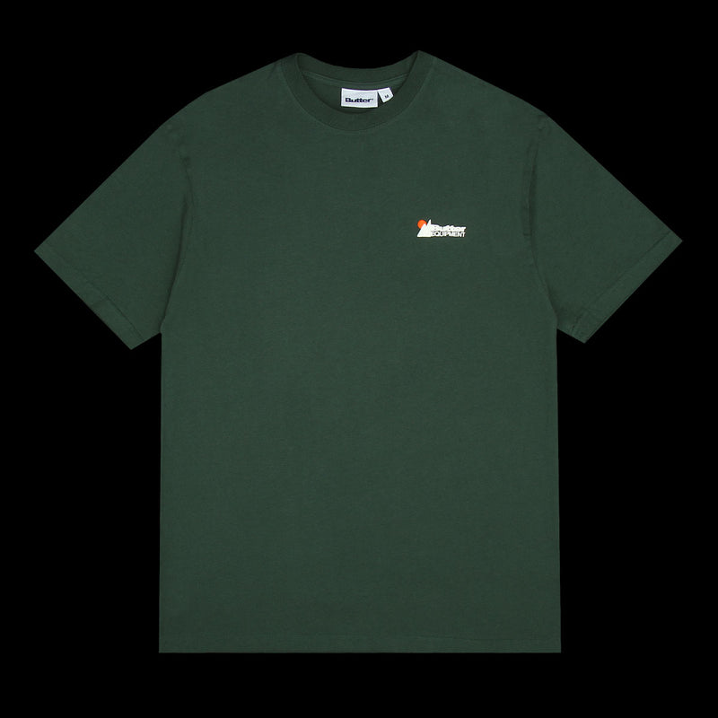 Butter Goods Heavy Weight Pigment Dye T-Shirt Deep Pine