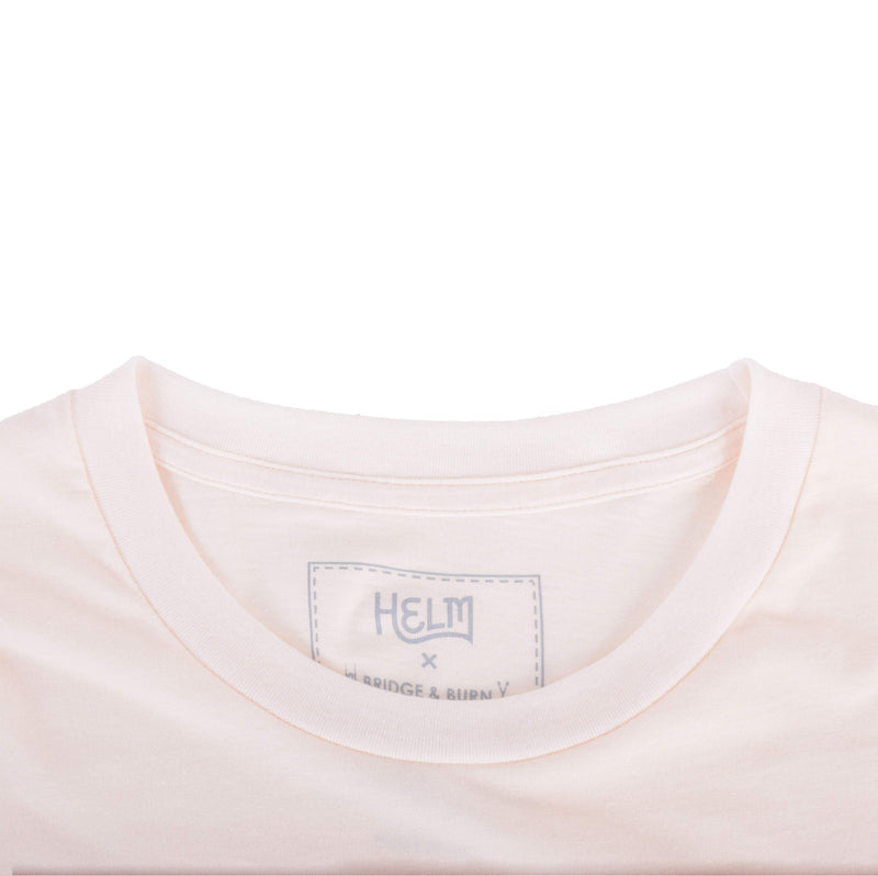HELM + Bridge & Burn Natural T-Shirt